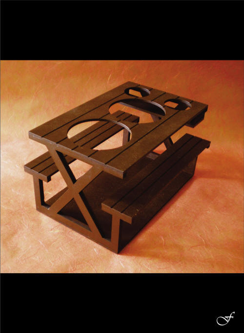 Laser Cut Table Stand